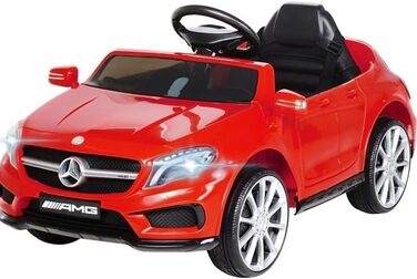 Дитячий електромобіль Mercedes AMG GLA45 з пультом, ліцензія, червоний