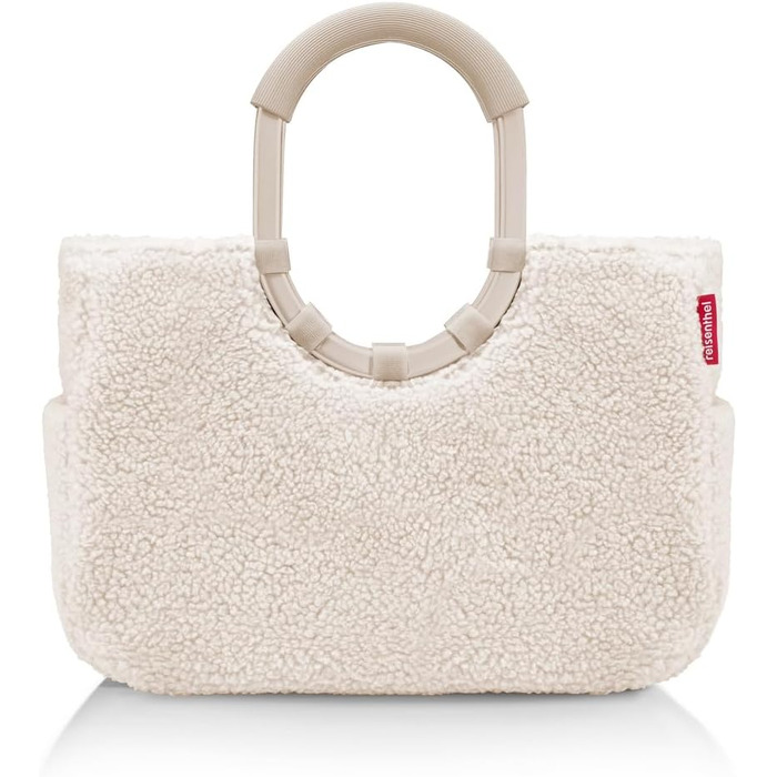 Сумка Reisenthel Loopshopper Teddy Sand – міцна, з відділеннями, з перероблених PET-пляшок