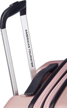 Валіза American Tourister Aero Racer Spinner 68, що розширюється, 75,5 л, Jet Black/Rose Pink