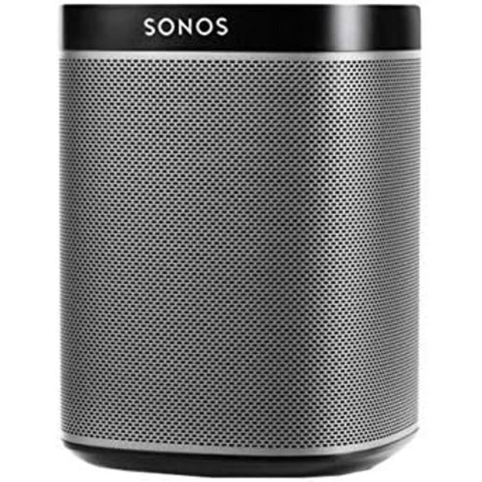 Sonos Play:1 розумна колонка, чорна – компактна та потужна Wi-Fi акустика для безмежного музичного стрімінгу, вологостійка мультирум колонка