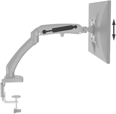 Кріплення для монітора Barkan 13-34 дюйми, регульоване, для столу, LED/LCD, витримує до 6 кг, газ-амортизатор, подвійний кріплення
