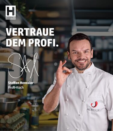 Сковорода HENSSELERS® 28 см - універсальна для всіх типів плит, антипригарне покриття у вигляді сот, індукційна, стійка до подряпин та порізів