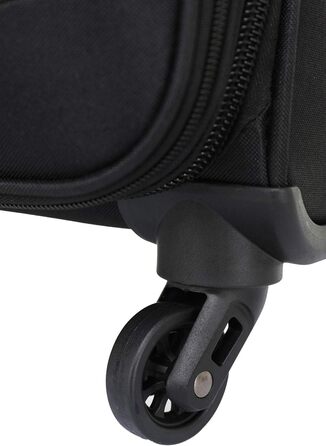 Набір валіз Beibye: великий, середній, маленький з замком, чорний (M+L+XL)