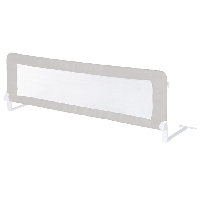 Захисний бортик для ліжка Roba Klipp-Klapp 100 сірий 135x40 см - бортик для дитячого ліжечка, складаний, захист від випадання для немовлят та дітей