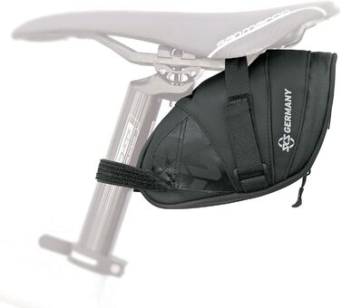 Кофри SKS GERMANY EXPLORER, велоаксесуари (сумка-сідло з прогумованої, водовідштовхувальної тканини, ламіновані блискавки з ергономічним Easy-Zip, об'єм) (сумка-сідло EXPLORER STRAPS 800 мл)