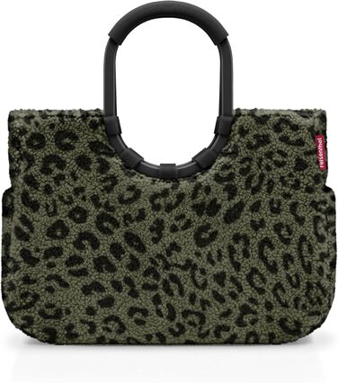 Сумка Reisenthel Loopshopper L – стильна та містка, з водонепроникним покриттям та кишенями з перероблених PET-пляшок, колір Gold (Teddy Leo Olive)