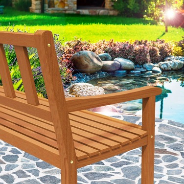 Садова лавка Kensington Acacia Wood 120x90x50-58см