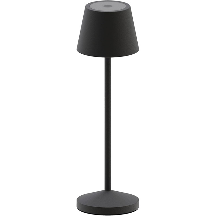 Стійла Лампа Lumisky EMILY, бездротова LED, тепле біле світло, регулювання яскравості, висота 25 см, чорний колір