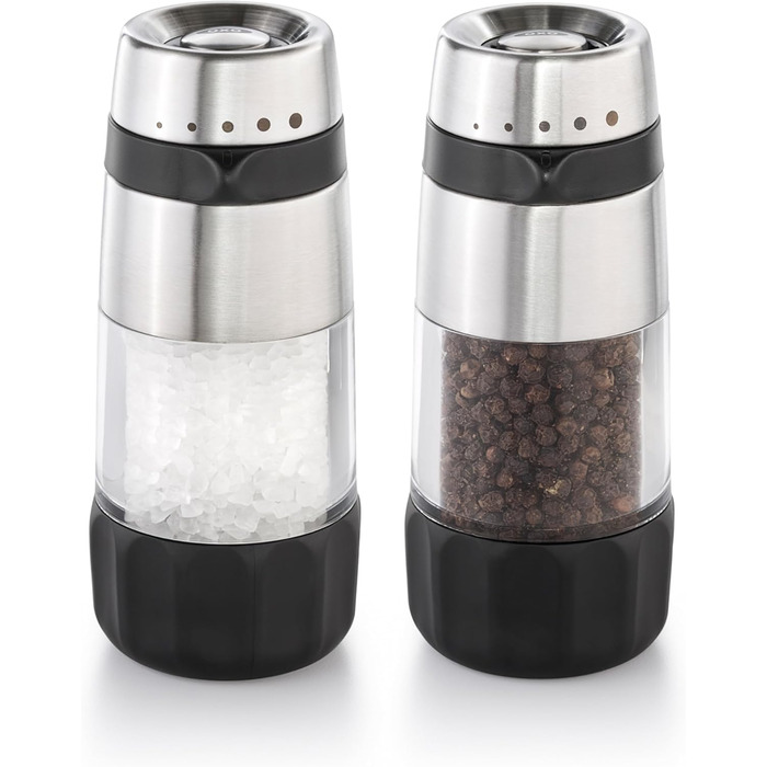 Контейнер для зберігання їжі OXO Good Grips з нержавіючої сталі, 18/8, Salt and Pepper