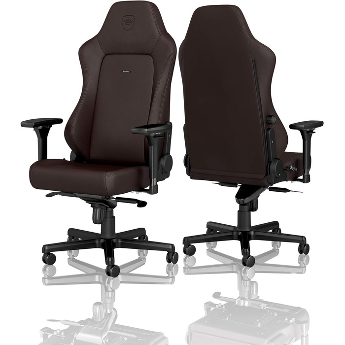 Крісло ігрове Noblechairs Hero Java Edition – шкіряне, ергономічне, до 150 кг, з підтримкою попереку