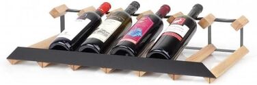 Стильна полиця для вина RAXI™ Show Premium з ешченого дерева на 2 пляшки, дизайн преміум-класу