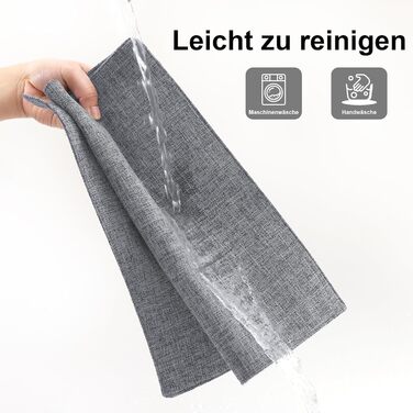 Текстильні серветки для столу Homaxy, 4 шт., темно-сірі, стійкі до високих температур, нековзні
