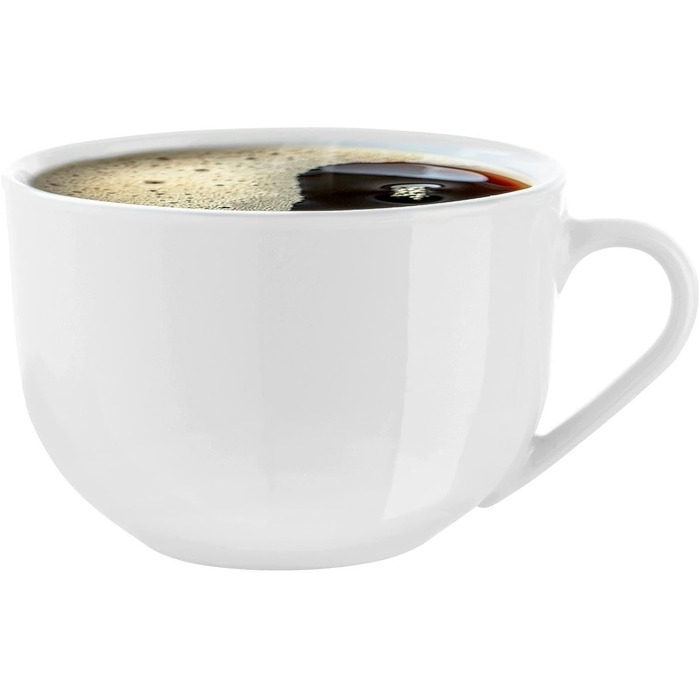 Сервіз кавовий 18-частинний - на 6 осіб - білий - порцеляна. Комплект посуду для кави