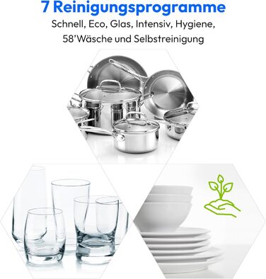 MINI посудомийна машина MEDION DWT51 біла (5 комплектів, з сенсорним керуванням, функція відра, 7 програм, таймер, MD 37766)