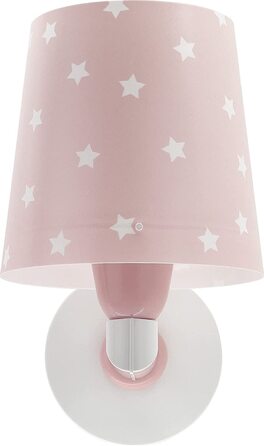 Дитячий настінний світильник Dalber, настінний світильник для дітей, настінний світильник із зображенням хмар, зірок, рожевих зірок
