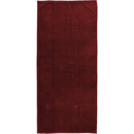 Пляжний рушник jilda-tex Uni з 100 органічної бавовни, пляжний рушник 80x180 см, пляжний рушник (червоний)