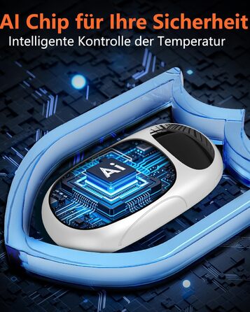 Електричні грілки для рук DDKJ - 2 шт. з LED-дисплеєм та 3 рівнями нагріву. Магнітні, багаторазові, для дітей, чоловіків, жінок. Білий великий екран.