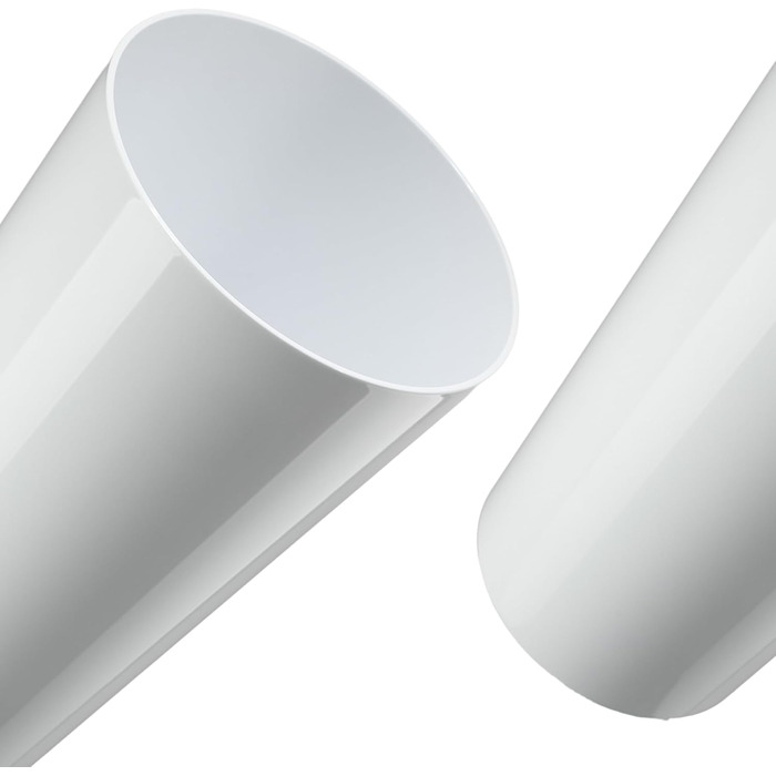 Набір горщиків KADAX (3 шт) з дерев'яною стружкою, білий глянцевий, 19,25/30 см