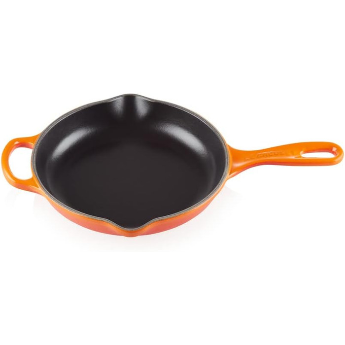 LE CREUSET Signature сковорода з чавуну, діаметр 20 см, для всіх типів плит (включаючи індукційні), 1,51 кг, чорна матова, 20182200900422