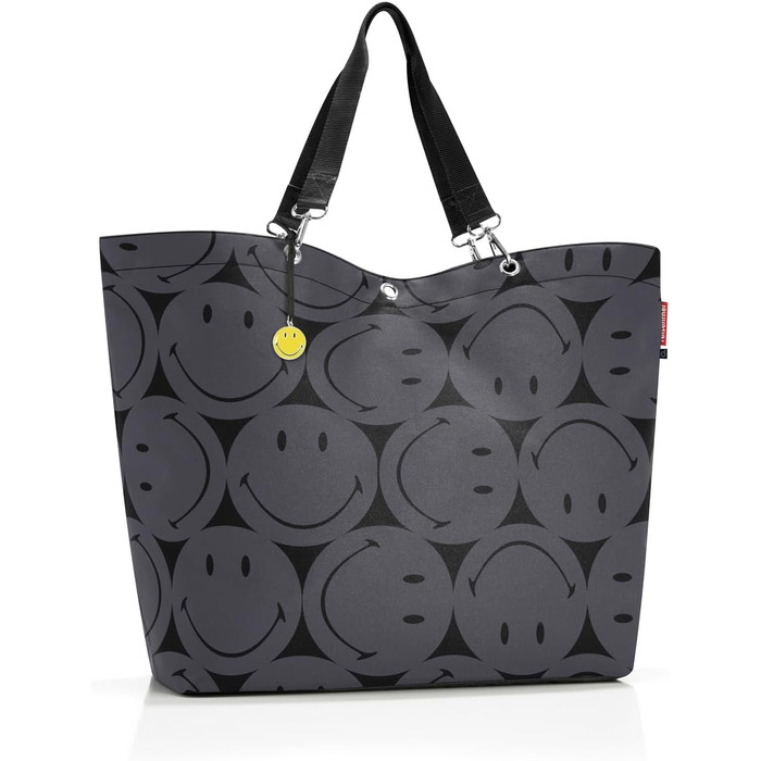 Сумка-шопер Reisenthel Shopper XL сірого кольору (Smiley Grey) – містка та стильна