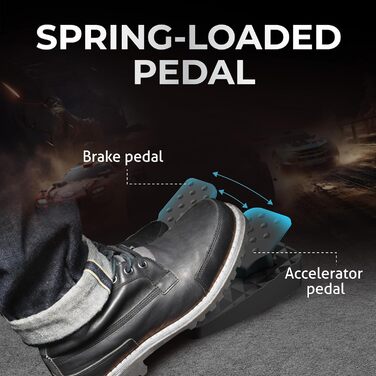 Гоночний кермо NITHО Drive Pro V200 з педалями та перемикачем швидкостей для PC, PS4, PS5, Xbox One, Xbox Series X/S, Windows - 270° з вібрацією