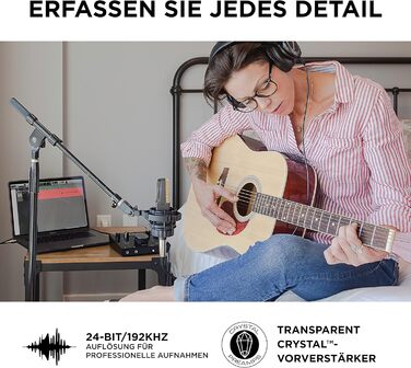 M-Audio Air 192|6: USB аудіоінтерфейс для запису в студійній якості з 2 XLR/Line входами та програмним забезпеченням AIR 192|6 (Чорний)