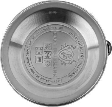 Чайник електричний KARL HAUSMANN Induktion 2.5L з авто-свистком, з нержавіючої сталі для всіх типів плит