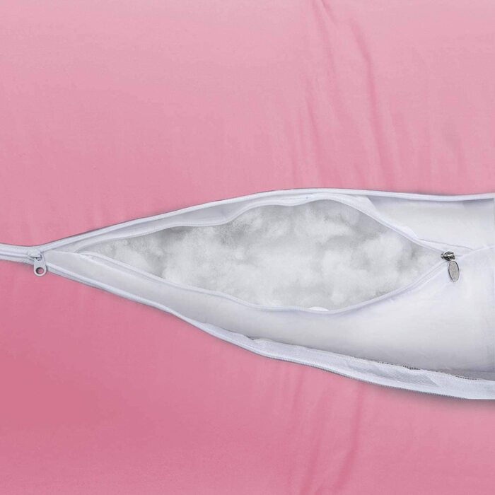 Подушка для вагітних SMOOTHY XXL 150х80 см рожева
