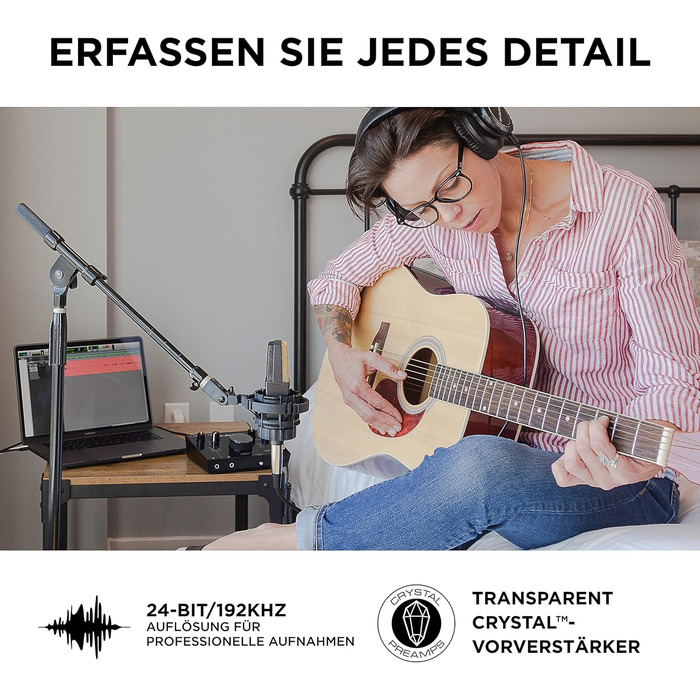 M-Audio Air 192|6: USB аудіоінтерфейс для запису в студійній якості з 2 XLR/Line входами та програмним забезпеченням AIR 192|6 (Чорний)