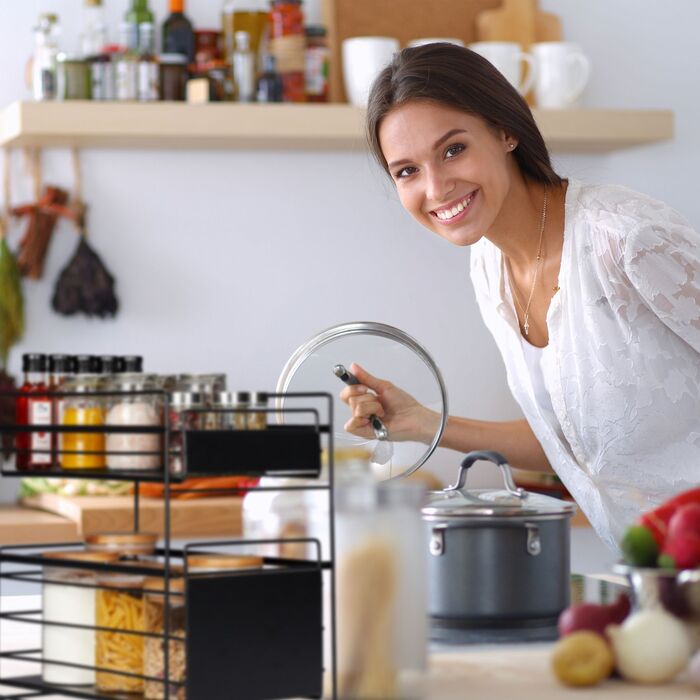 Поличка з висувними ящиками Relaxdays з 2 кошиками