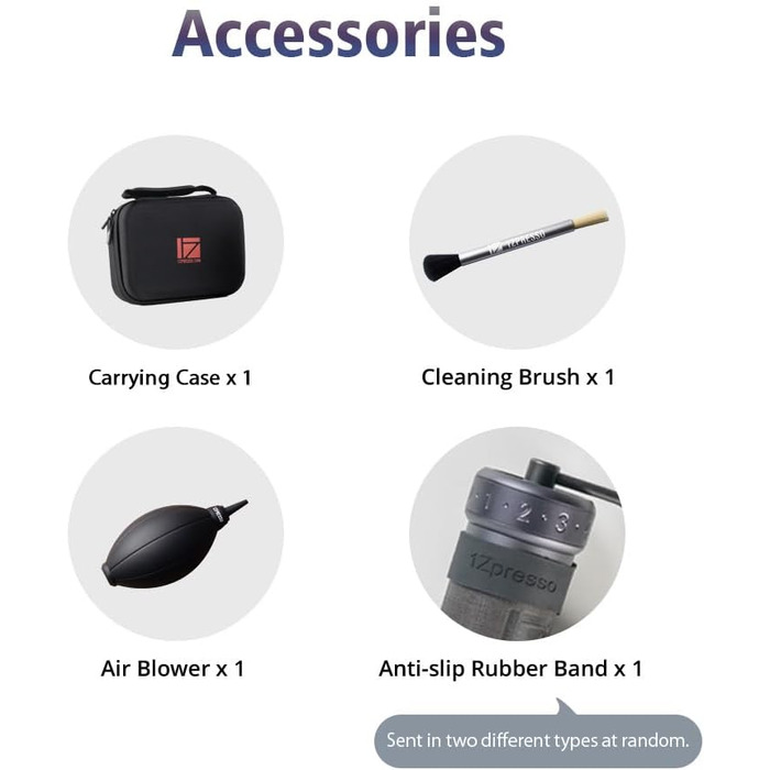 Кавомолка ручна 1Zpresso K-Ultra Eisengrau з конічним жорном з нержавіючої сталі, інтуїтивним налаштуванням та контейнером 40г, у кейсі