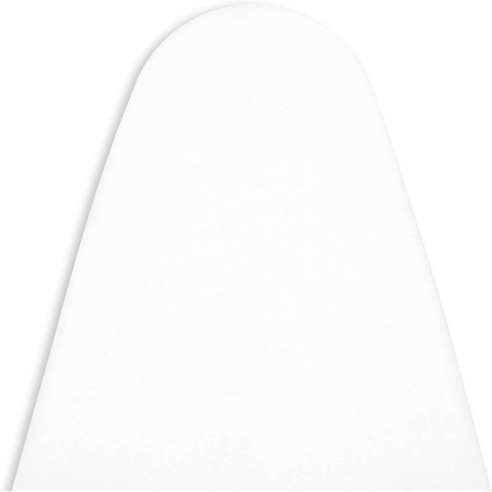 Змінна прасувальна кришка для столу Encasa Homes з дуже товстою повстяної підкладкою товщиною 4 мм-однотонний бавовна, еластичний, (підходить для широких стандартних дощок розміром 125 х 46 см) Тепловідбиваючий (м, білий)
