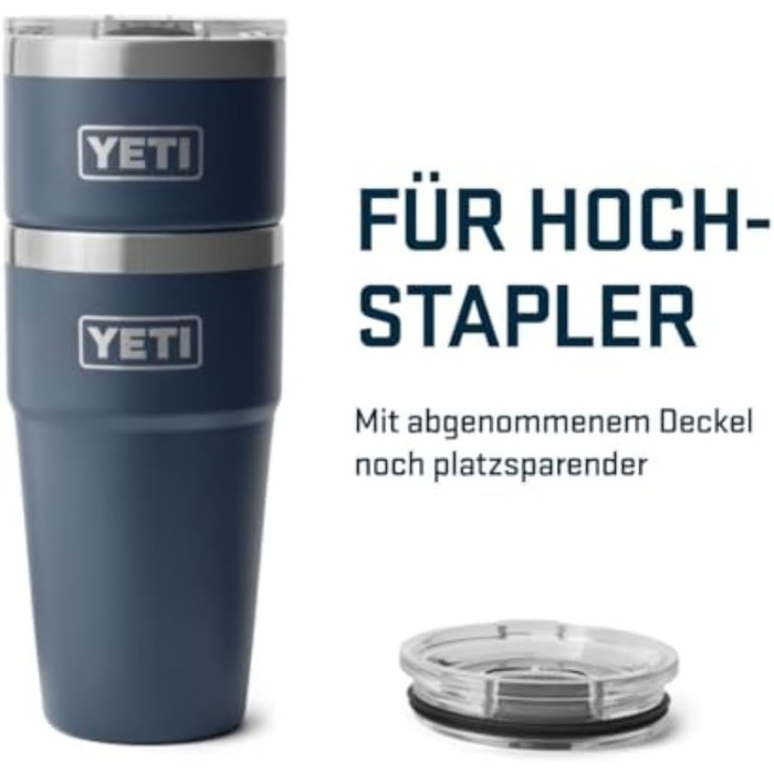 Термос YETI Rambler з кришкою MagSlider, Navy, 20 oz (591 мл)