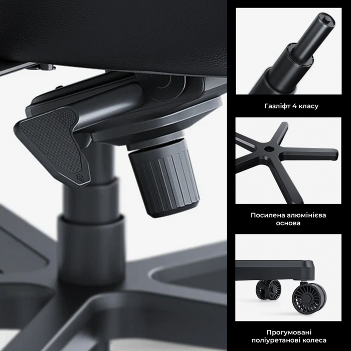 Крісло ігрове Anda Seat Kaiser 4 V2 Size XL Black PVC