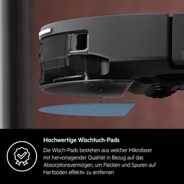 Робот-пилосос AEG AR71HW1DG з функцією миття, WiFi, LiDAR, 4000 Па, 14,4 В, 175 хв, 140 м², 0,28 л, сірий