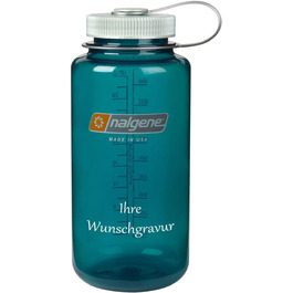 Пластикові пляшки Nalgene 'Everyday WH (бірюзовий, з гравіюванням імені)