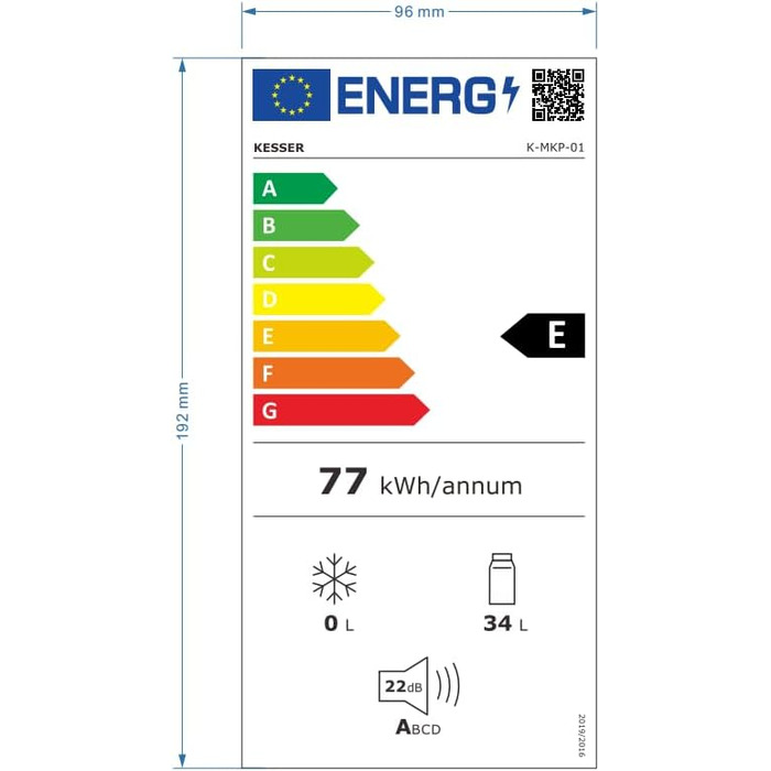 Міні-холодильник KESSER® 40L з дверцятами зі скла: ідеальний для кемпінгу, офісу, спальні, готелю, кухні. Безшумний, з можливістю зміни дверцят, внутрішнім освітленням та відкривачем для пляшок. Білий.