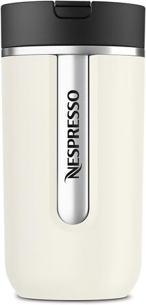 Термокружка Nespresso Travel Mug Small Sage Green 300 мл - Зелений салат, з кришкою, з нержавіючої сталі, для кави, чаю, матча