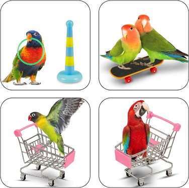 Іграшки для папуг XiYee різнокольорові