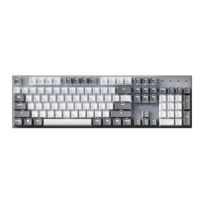 Дротова механічна клавіатура GamePro Genesis Metallic (MK144G) 100% Red switches