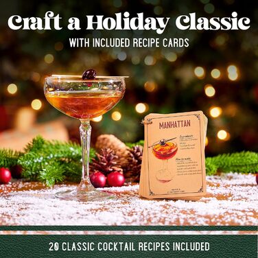 Набір для приготування коктейлів Mixology & Craft Cocktail Set: шейкер, барний аксесуар, сріблястий
