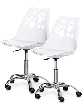 Комплект (2шт) дитяче крісло Evo-Kids Indigo White (арт H-232 W/W-Х2)