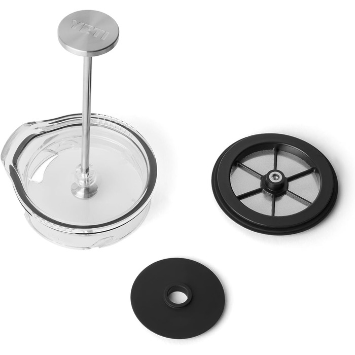 Термос YETI Rambler Stempelkanne, Rescue Red, 1 літр