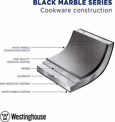 Індукційна сковорода Westinghouse-каструля для сервірування 32 см - Каструля для гасіння з кришкою-спеціальна версія