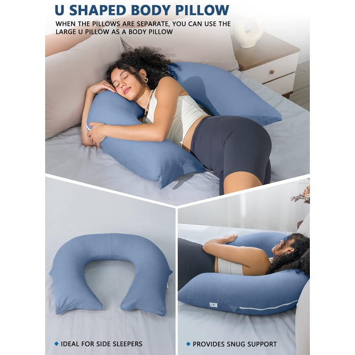 Подушка для читання INSEN, спинка для сидіння в ліжку, для читання, відпочинку, медсестер, дорослих, мам та дітей, для пресування живота в ліжку (охолоджуюча бавовна, блакитна, базова)