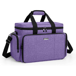 Органайзер для макіяжу BAFASO: велика косметичка для косметики, кейс для косметики для жінок, органайзер для подорожей (фіолетовий)