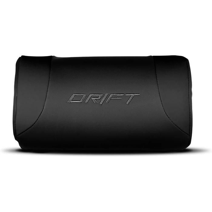 Крісло DRIFT GAMING DR50 -DR50B - Ігрове крісло, професійне, регульоване по висоті, сидіння-гойдалка, м'які підлокітники, зі штучної шкіри, чорний, 67 x 122-131 x 67 см Чорне ігрове крісло