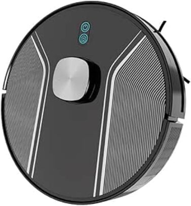 Робот-пилосос Oryzom Saugroboter V8 Pro: повний цикл прибирання, функція миття підлоги, керування через додаток, потужність 3000Pa, чорний
