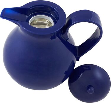 Термос Helios Nostalgie 1л, білий - підтримує температуру 6 годин - для напоїв (чай, кава)