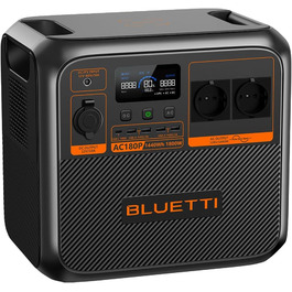 Портативна електростанція BLUETTI AC180P, 1800Wh, 2000W (4800W пік), надійна для відпочинку на природі